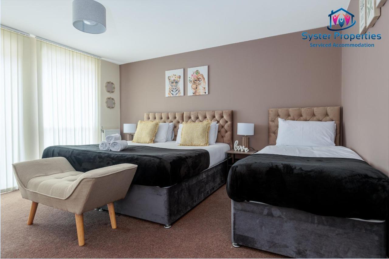 Syster Properties Serviced Accommodation Leicester 5 Bedroom House Glen View Exteriör bild