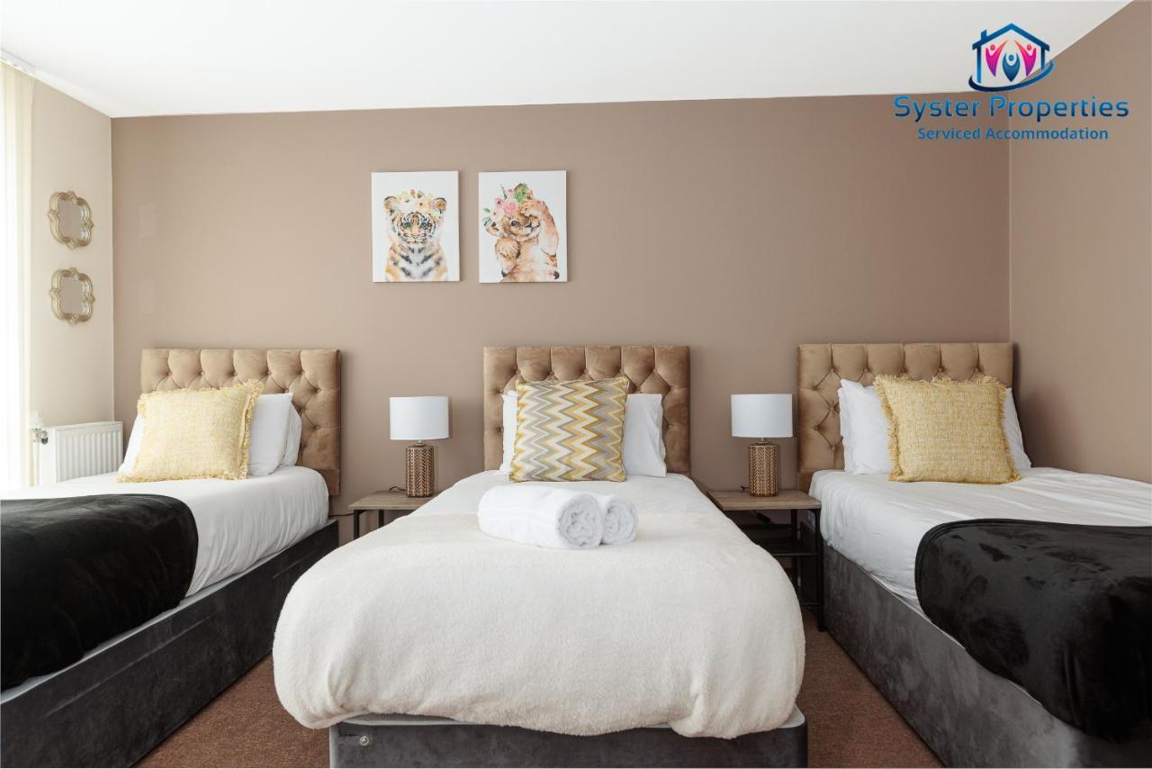 Syster Properties Serviced Accommodation Leicester 5 Bedroom House Glen View Exteriör bild